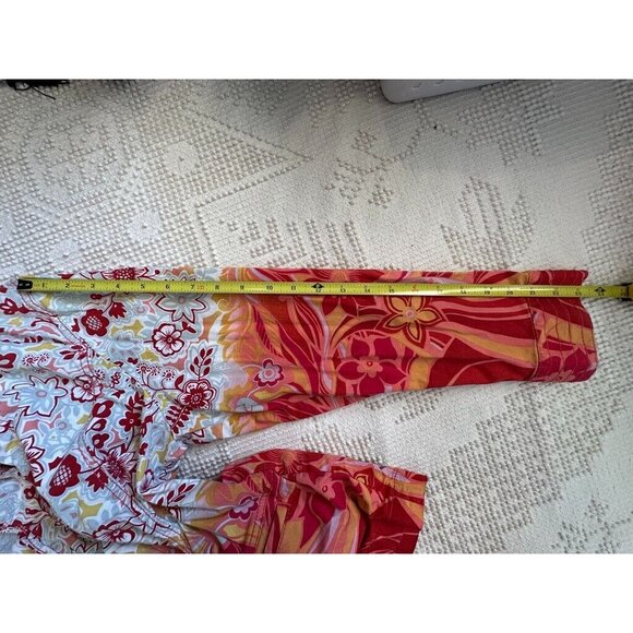 Chicos Womens Jacket Sz 3 XL Full Zip Ombre Boho Floral Lightwt BizCasual Pocket - Picture 10 of 14